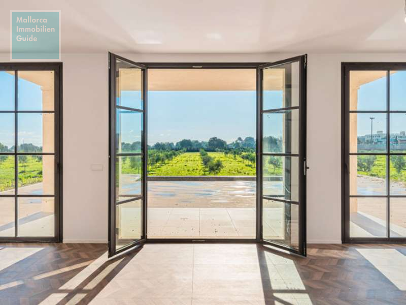 Zugang zur Terrasse vom Wohnzimmer