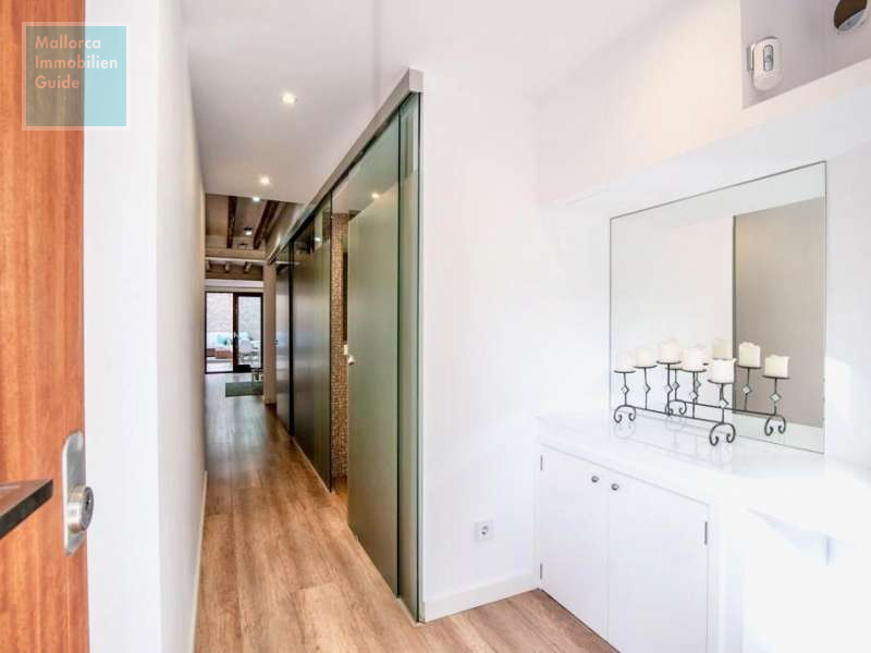 Zugang zu den Schlafzimmern