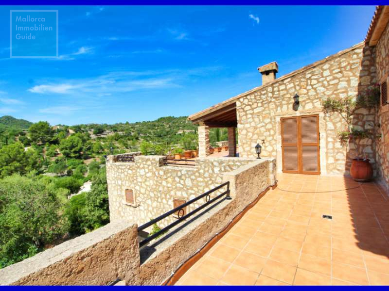 Terrasse an der Wohnebene