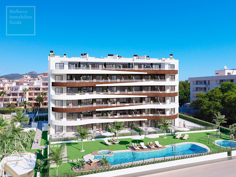 Sa Coma, Neubauwohnungen mit Gemeinschaftspool - Übergabe 2024