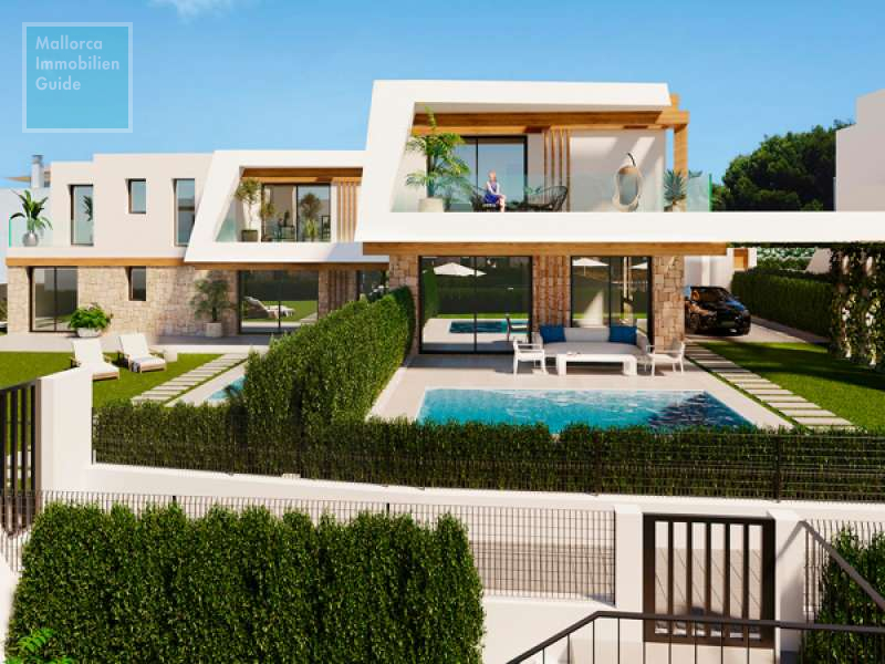 Doppelhaushälfte mit Pool