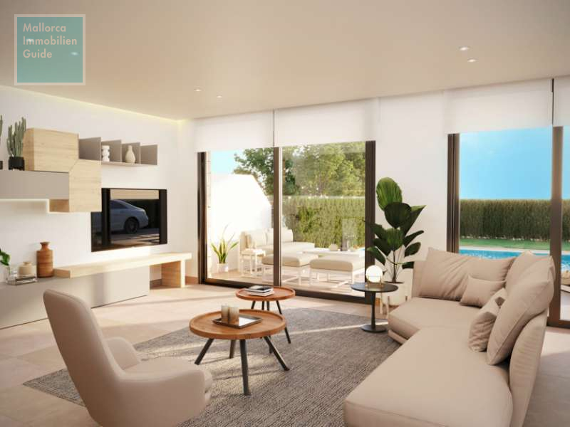 Helle und moderen Wohngestalltung