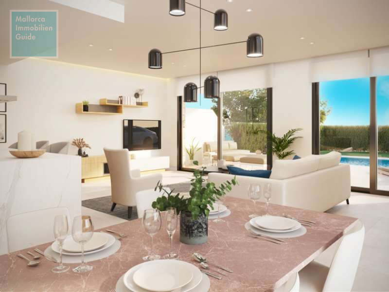 Essplatz im Wohnzimmer