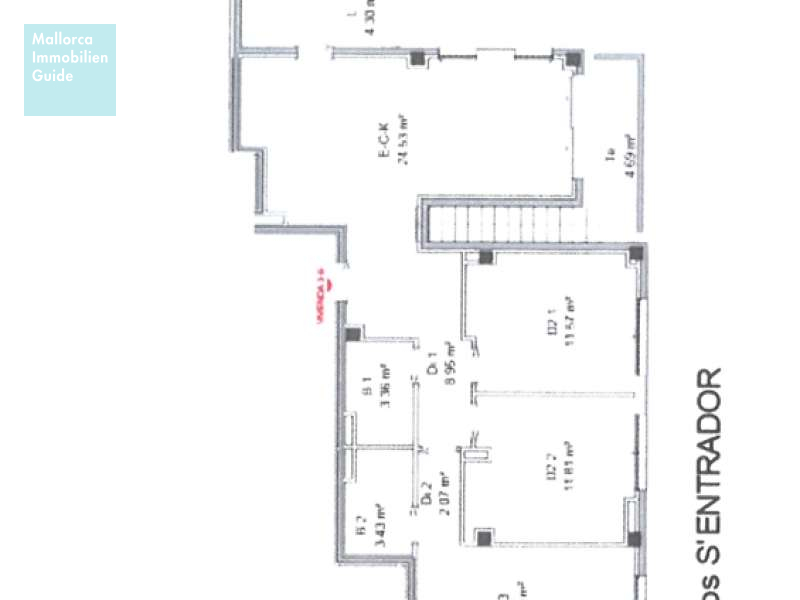 Grundriss, Wohnung in Cala Ratjada