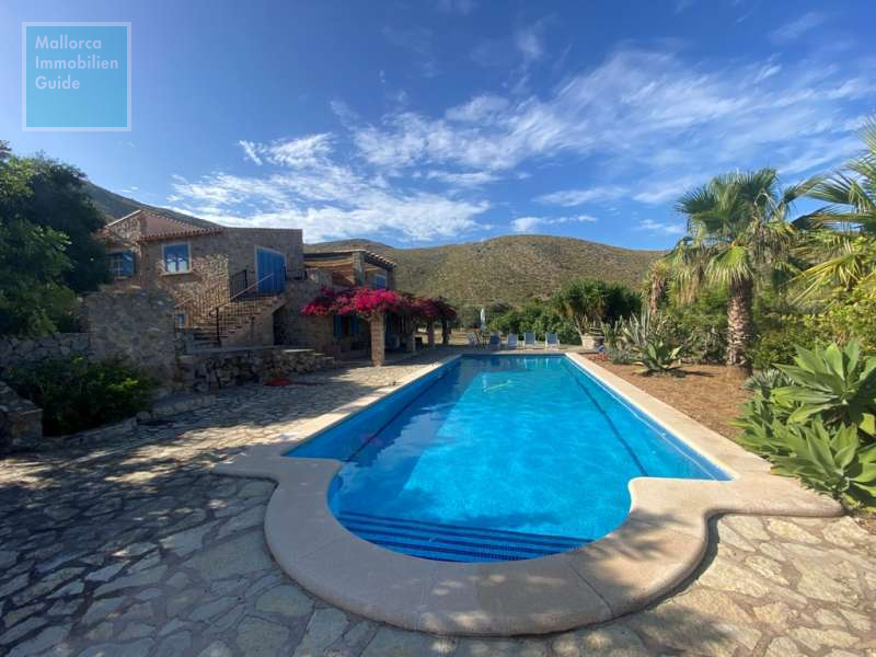 Grosser Pool mit Treppeneinstieg