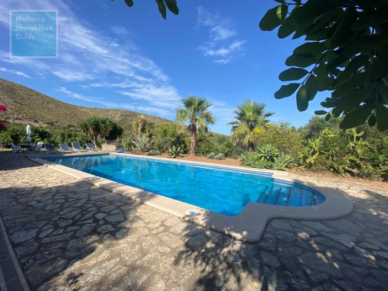 Grosser Pool mit Treppeneinstieg