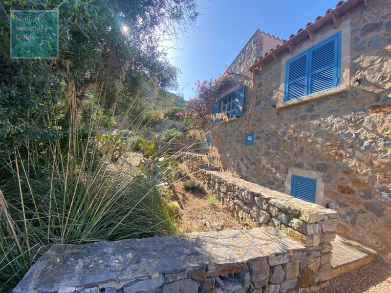 Seitliche Ansicht der Finca