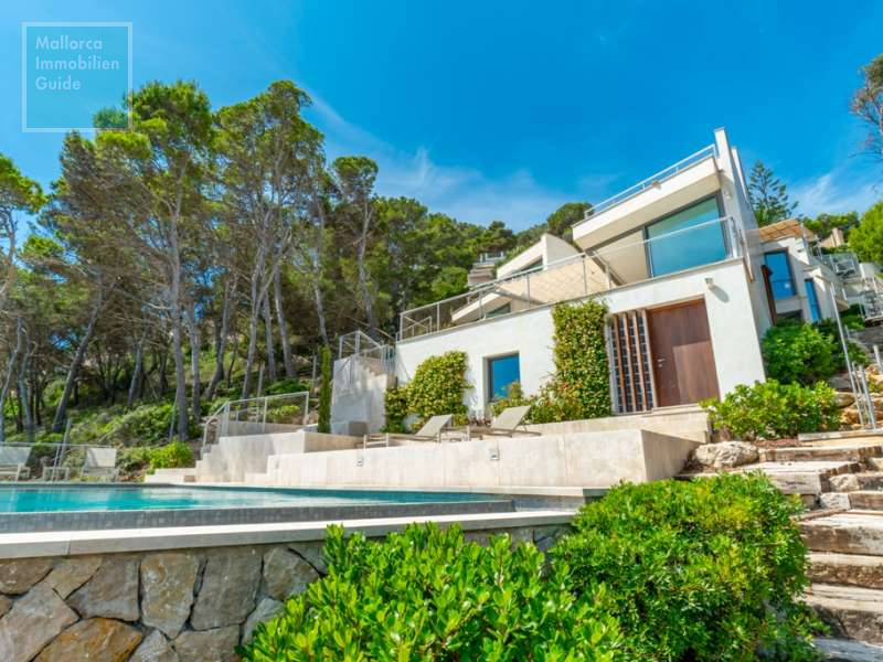 Seitliche Zuwegung am Haus