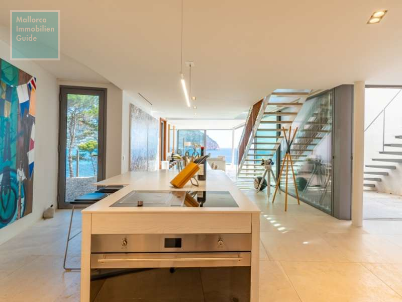 Offene Küche, Blickrichtung Wohnzimmer