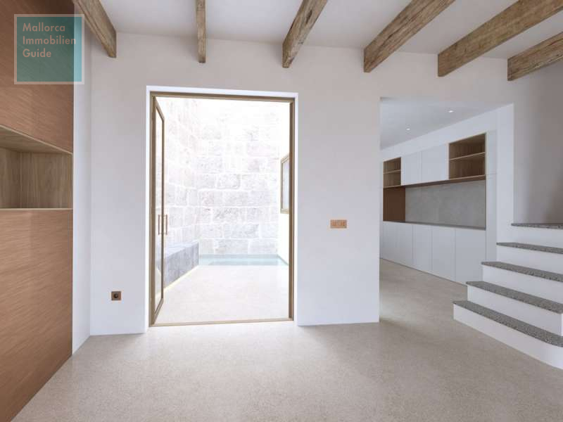 Rendering - Wohnzimmer und Küche