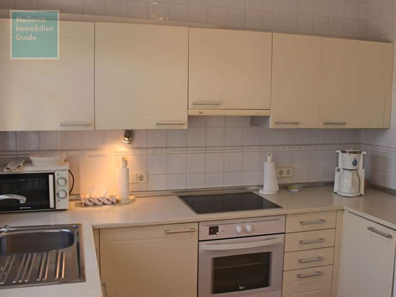 Moderne Einbauküche mit Elektrogeräten