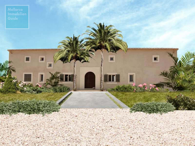 Vorderseite der Finca