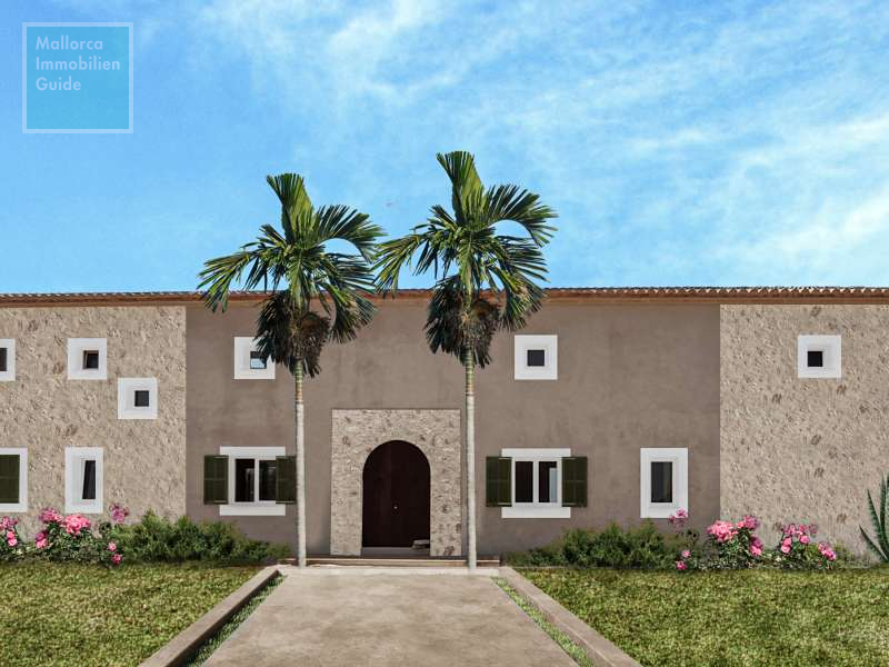 Vorderseite der Finca