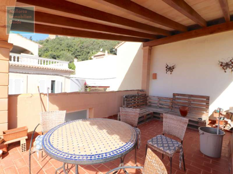 Überdachter Terrassenbereich