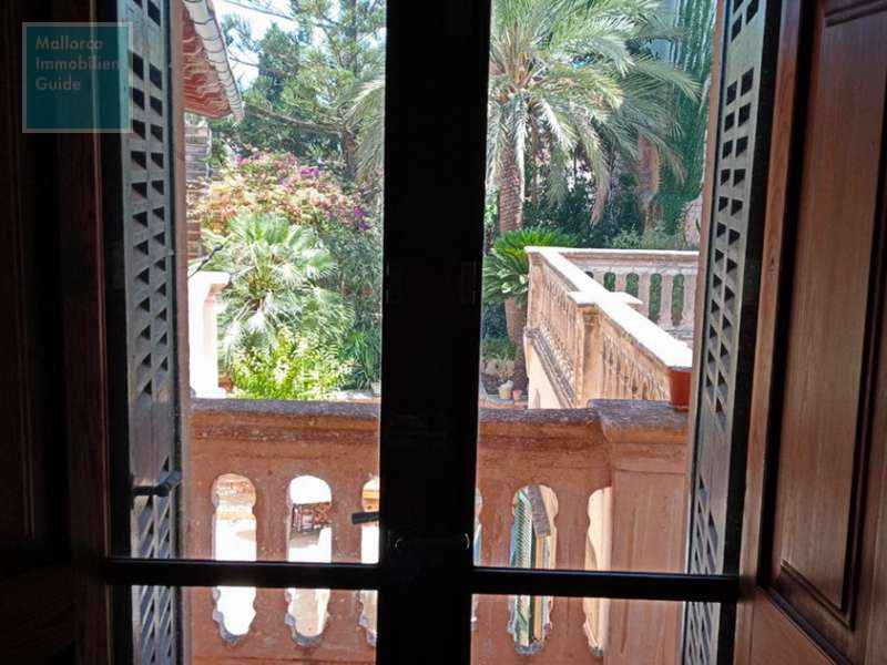 Blick vom OG auf den Garten