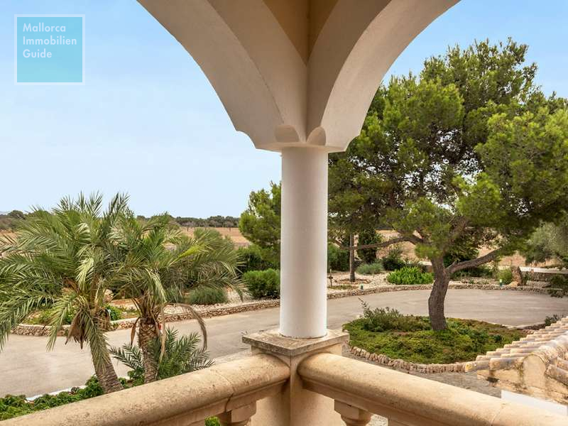 Blick aus einem der Zimmer im OG