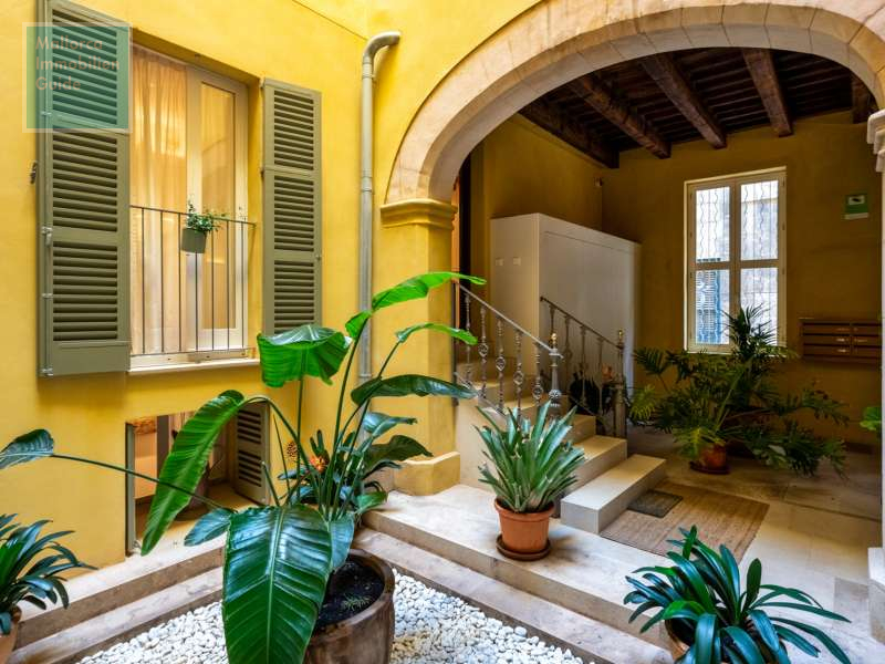 Patio im Eingangsbereich