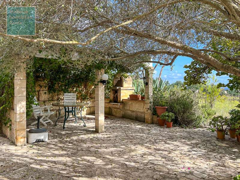 Überdachter Freisitz mit...