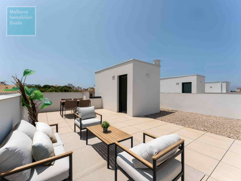 Dachterrasse mit Blick