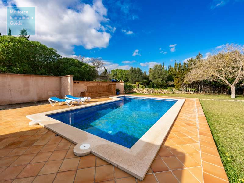 Ca. 8 x 4 Meter Salzwasserpool mit Treppeneinstieg