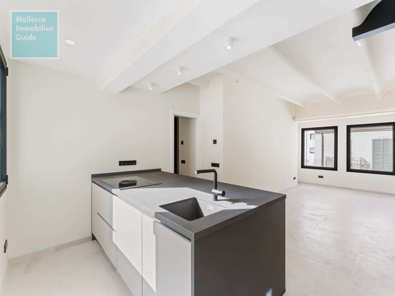 Offenes Wohnkonzept mit Kochinsel