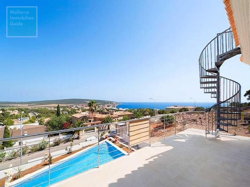 Villa de nueva contrucción con vista al mar y piscina en Santa Ponsa - 4